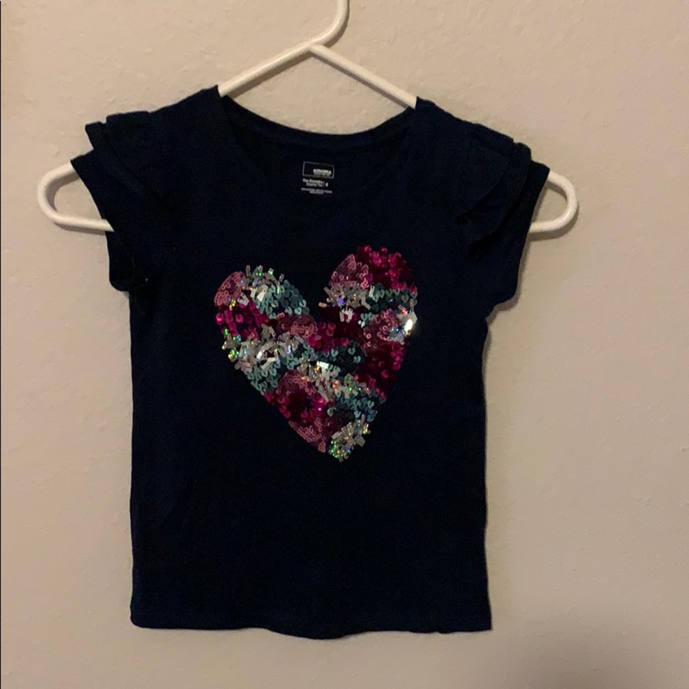 Girls top with sequences